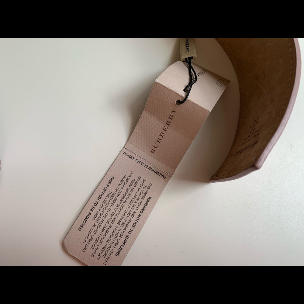 Auth Burberry python snakeskin belt pink sz 30/75 - Picture 8 of 15